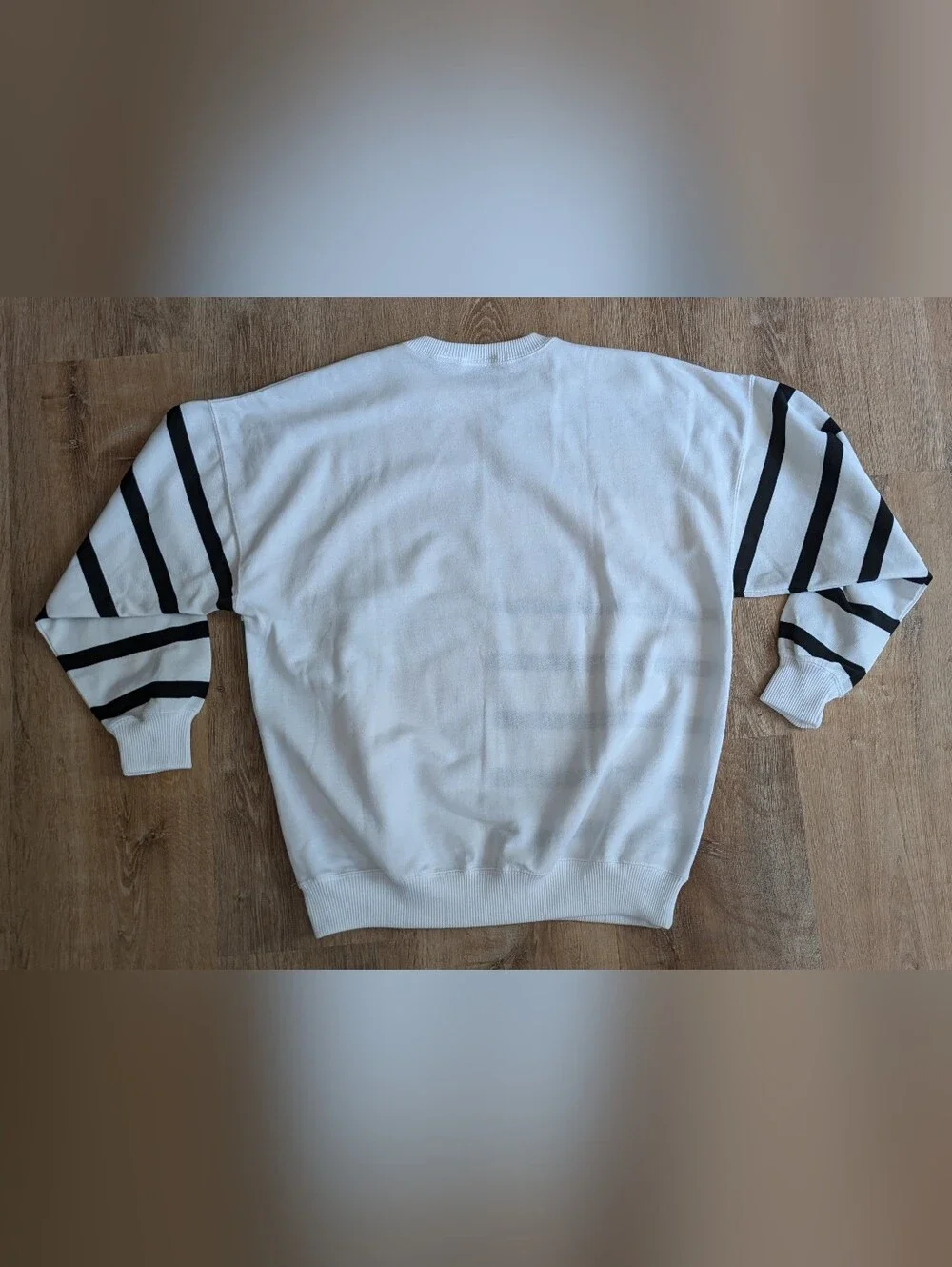 C.A Sport Vintage 80s Colorblock Striped Crewneck Sweater Medium - Picture 2 of 4